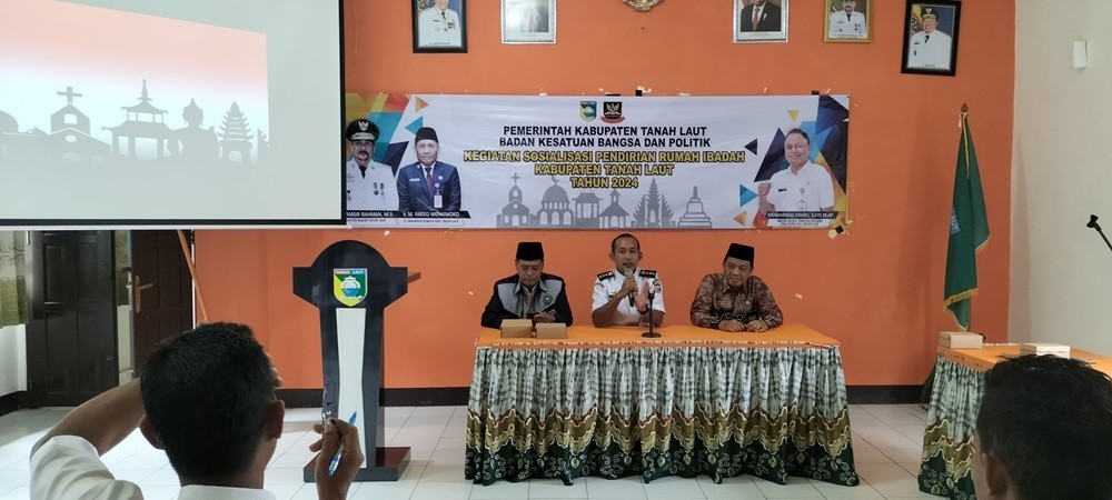 Sosialisasi Pendirian Rumah Ibadah Di Kecamatan Bajuin Juni